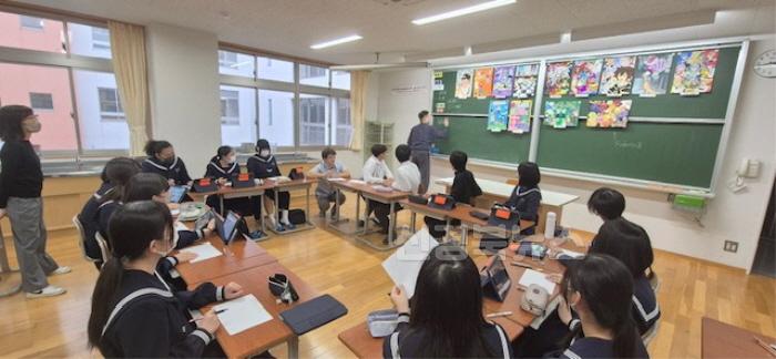 [크기변환][영동중] 2024년 한-일 국제교류(기츠키시립중학교 방문 및 해외 문화 탐방) 사진(2).JPG