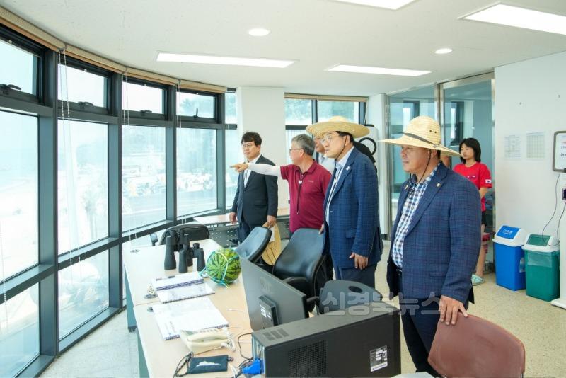 2-1. 주낙영 경주시장, 해수욕장 현장 점검 나서(1).jpg