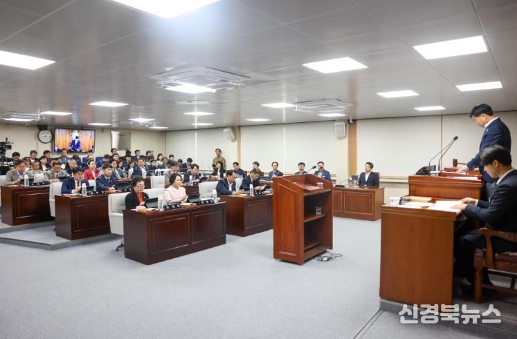 영주시의회, 제296회 임시회 개회