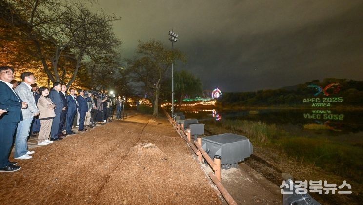 현재와 미래를 밝히는 '빛의 향연' 시연회