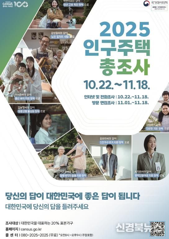 안동시, 2025 인구주택총조사 실시