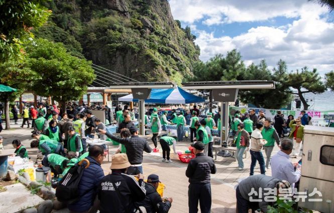 울릉군새마을부녀회, 향토나물 시식회