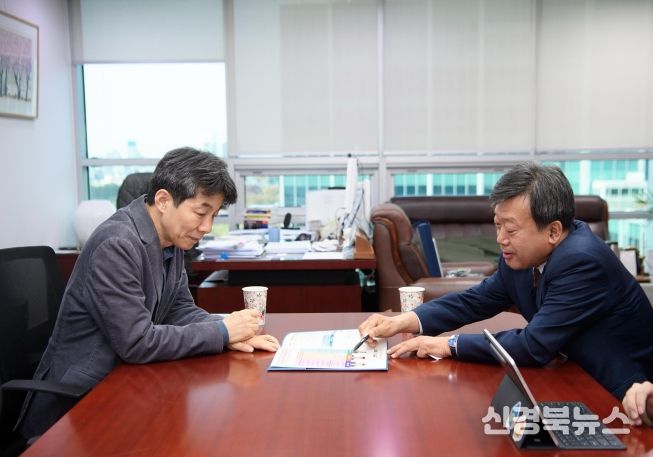 윤건영 국회의원과 면담