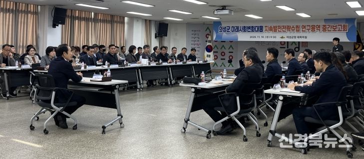 의성군, 미래사회변화대응 지속발전전략수립 연구용역 중간보고회