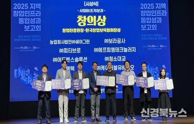 수성구 1인 창조기업 지원센터 입주기업 ㈜청소대교‘2025년 창업 인큐베이팅 경진대회’ 창의상