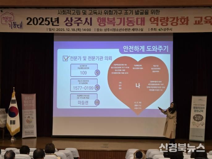 2025년 상주시 행복기동대 역량강화 교육 실시