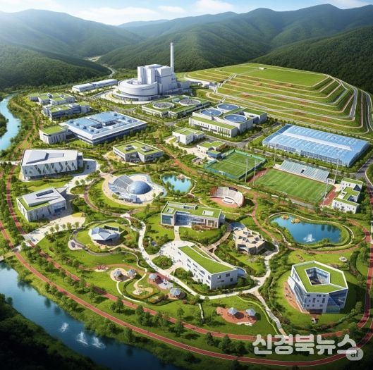 포항에코빌리지 조감도 이미지