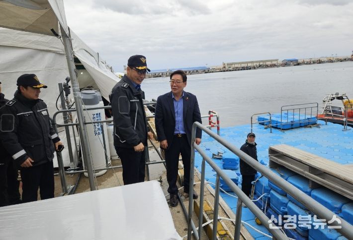 울진해경, 울진대게와 붉은대게 축제 안전사고 대비 현장 점검 실시