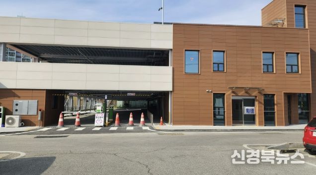 봉화군“봉화상설시장 공영주차타워 임시개방”
