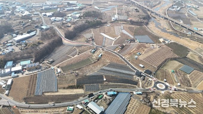 경산시 - 압량 내리 우회도로(리도206호선) 농어촌도로 개통